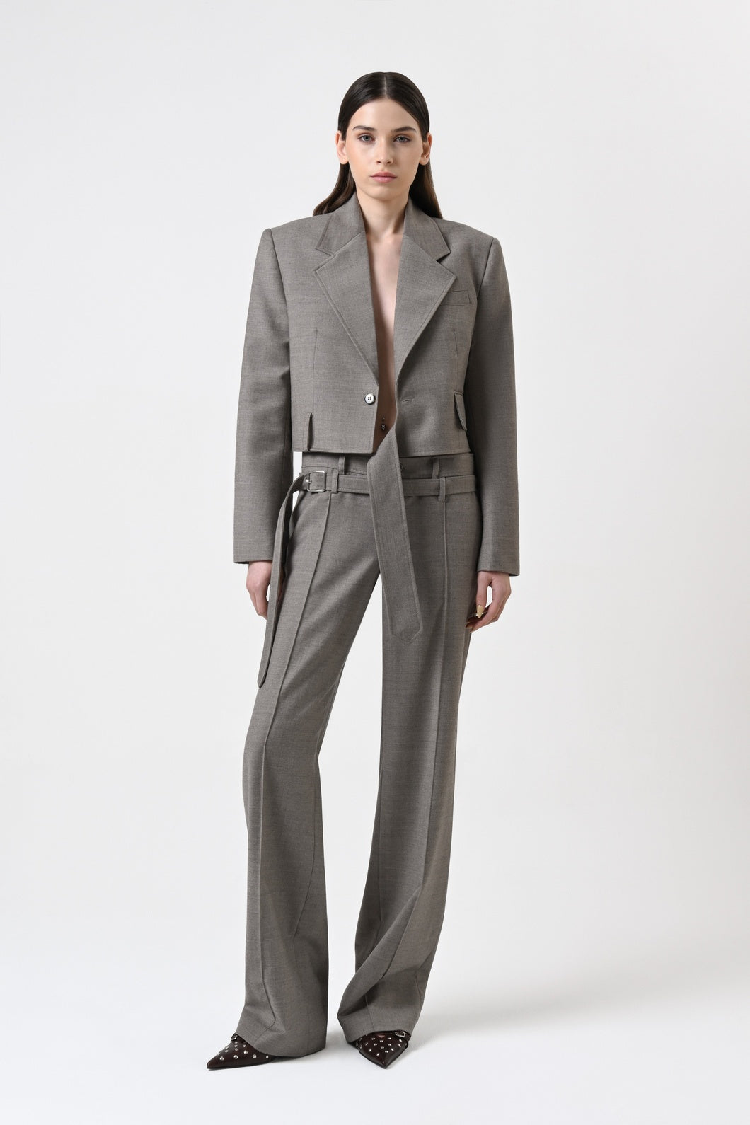 Belted Blazer Jacket